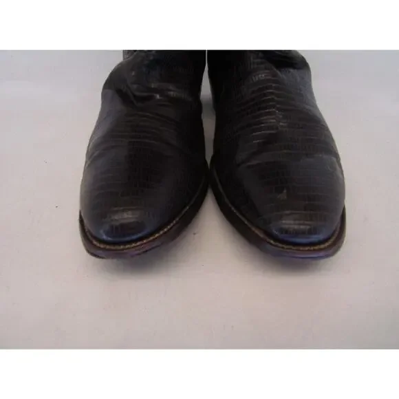 Circle G Mens Size 12 D Brown Leather Lizard Cowboy Western Boots